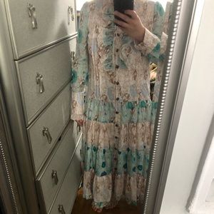 Emme by Michal. Midi dress size medium. Runs a-little big